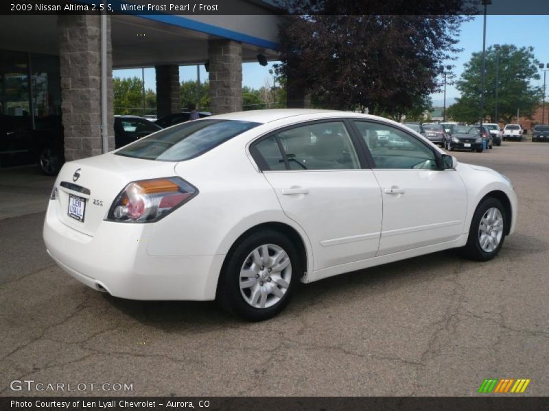 Winter Frost Pearl / Frost 2009 Nissan Altima 2.5 S