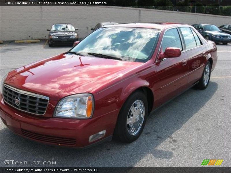 Crimson Red Pearl / Cashmere 2004 Cadillac DeVille Sedan