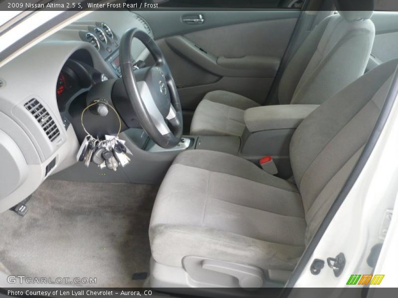 Winter Frost Pearl / Frost 2009 Nissan Altima 2.5 S