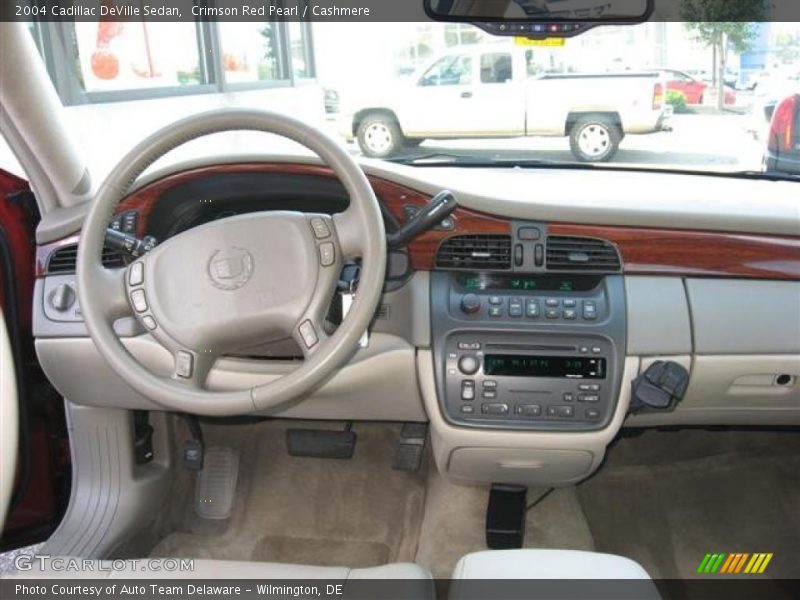 Crimson Red Pearl / Cashmere 2004 Cadillac DeVille Sedan
