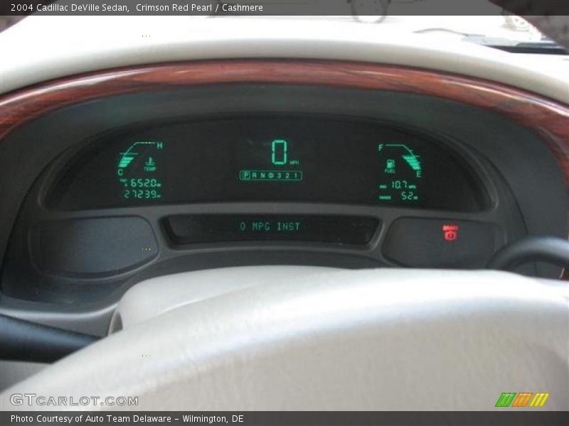 Crimson Red Pearl / Cashmere 2004 Cadillac DeVille Sedan