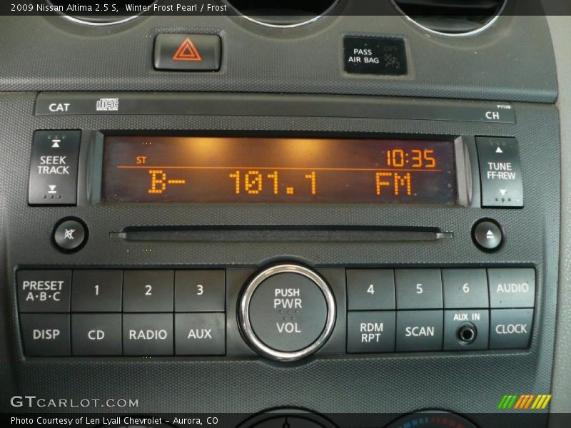 Winter Frost Pearl / Frost 2009 Nissan Altima 2.5 S