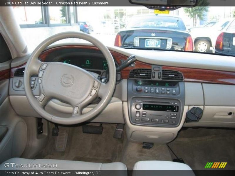 Crimson Red Pearl / Cashmere 2004 Cadillac DeVille Sedan