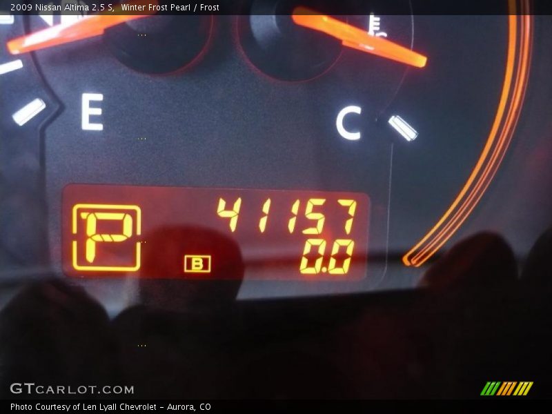 Winter Frost Pearl / Frost 2009 Nissan Altima 2.5 S