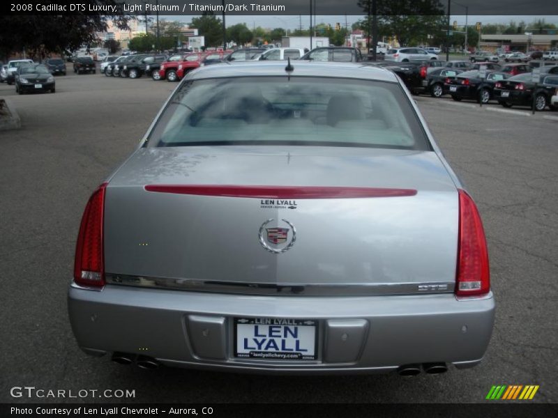 Light Platinum / Titanium/Dark Titanium 2008 Cadillac DTS Luxury