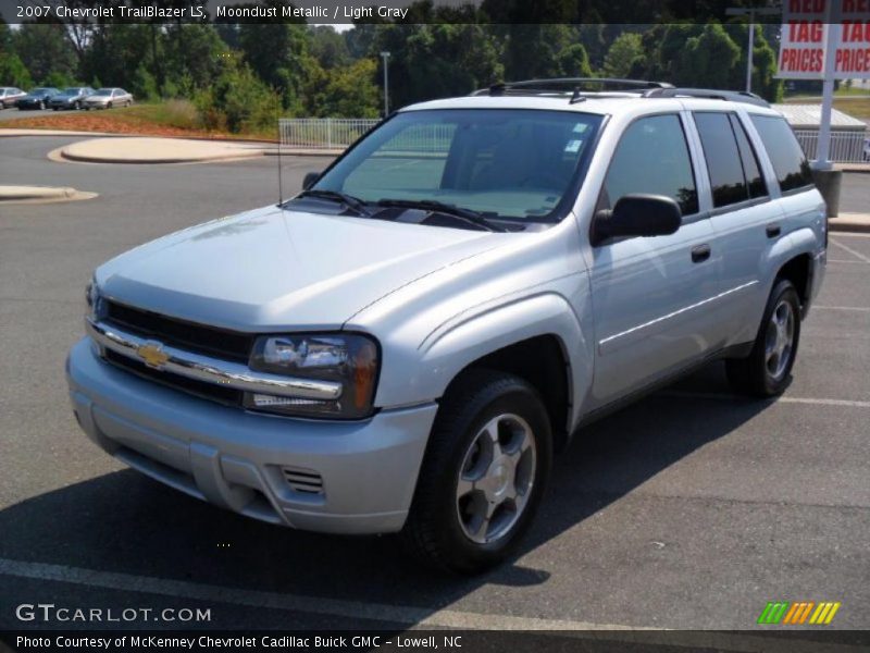 Moondust Metallic / Light Gray 2007 Chevrolet TrailBlazer LS