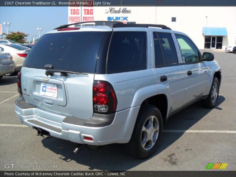 Moondust Metallic / Light Gray 2007 Chevrolet TrailBlazer LS