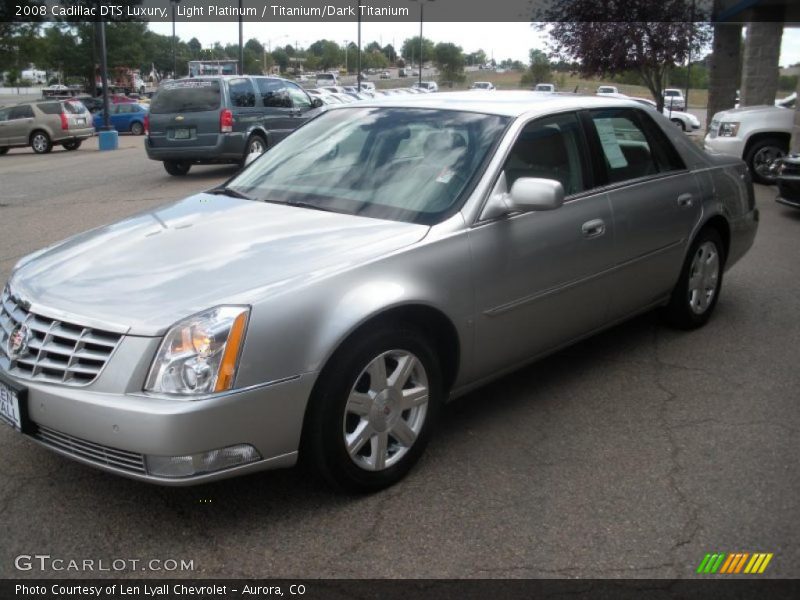 Light Platinum / Titanium/Dark Titanium 2008 Cadillac DTS Luxury