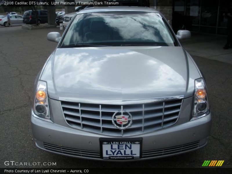 Light Platinum / Titanium/Dark Titanium 2008 Cadillac DTS Luxury