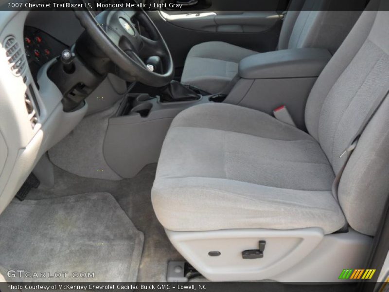 Moondust Metallic / Light Gray 2007 Chevrolet TrailBlazer LS