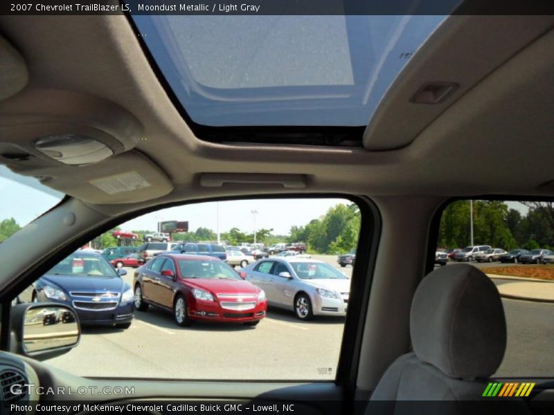 Moondust Metallic / Light Gray 2007 Chevrolet TrailBlazer LS