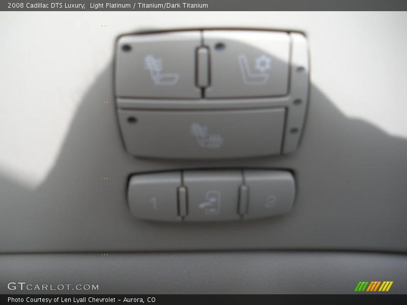 Light Platinum / Titanium/Dark Titanium 2008 Cadillac DTS Luxury