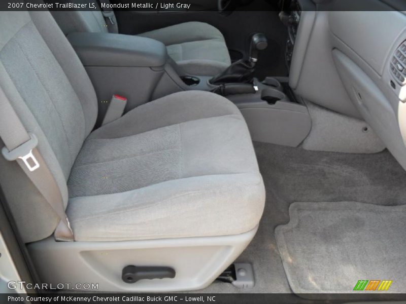 Moondust Metallic / Light Gray 2007 Chevrolet TrailBlazer LS