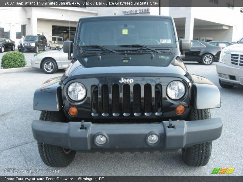 Black / Dark Slate Gray/Medium Slate Gray 2007 Jeep Wrangler Unlimited Sahara 4x4