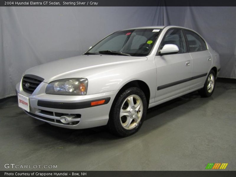 Sterling Silver / Gray 2004 Hyundai Elantra GT Sedan