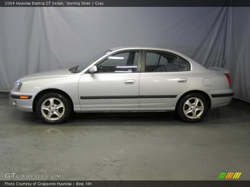 Sterling Silver / Gray 2004 Hyundai Elantra GT Sedan