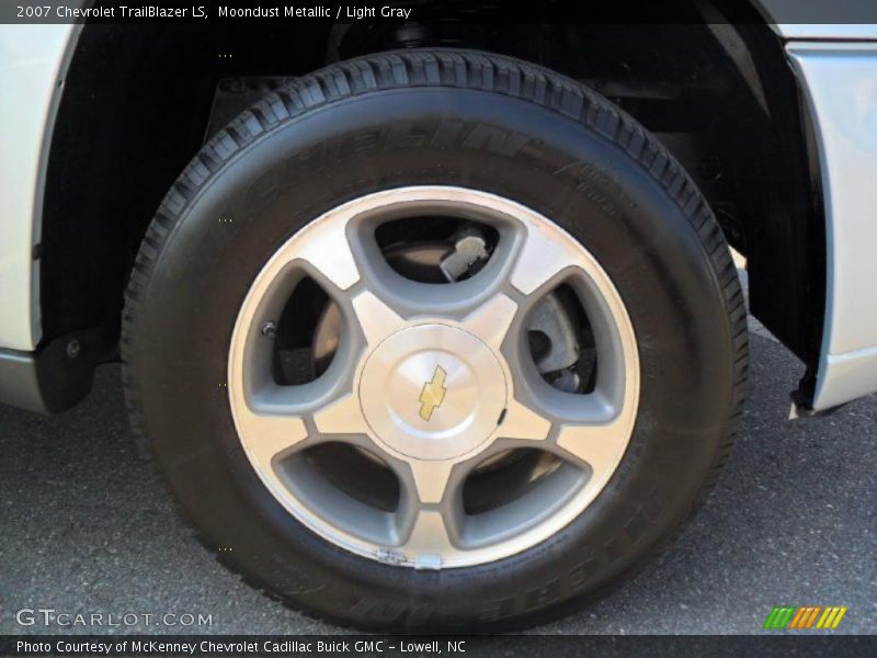 Moondust Metallic / Light Gray 2007 Chevrolet TrailBlazer LS