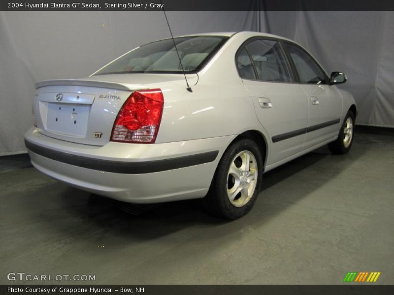 Sterling Silver / Gray 2004 Hyundai Elantra GT Sedan