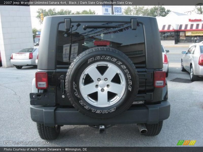 Black / Dark Slate Gray/Medium Slate Gray 2007 Jeep Wrangler Unlimited Sahara 4x4