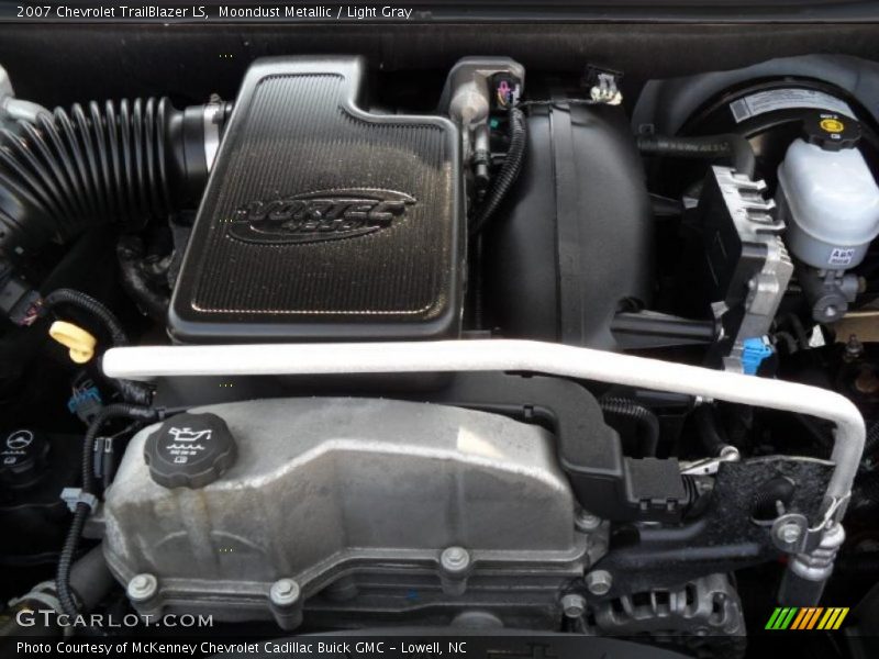 Moondust Metallic / Light Gray 2007 Chevrolet TrailBlazer LS