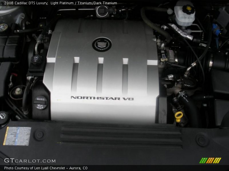 Light Platinum / Titanium/Dark Titanium 2008 Cadillac DTS Luxury