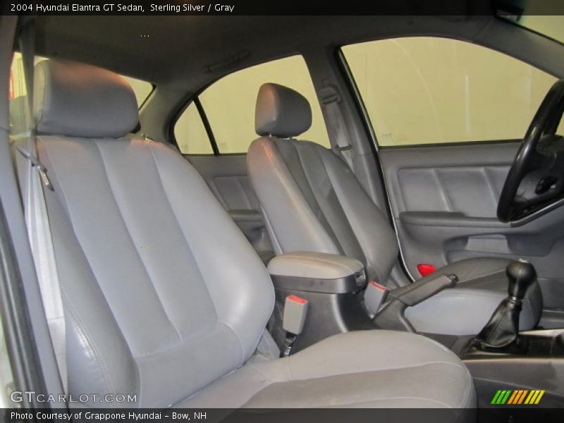 Sterling Silver / Gray 2004 Hyundai Elantra GT Sedan