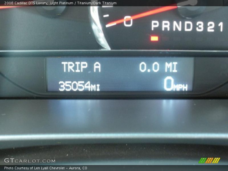 Light Platinum / Titanium/Dark Titanium 2008 Cadillac DTS Luxury