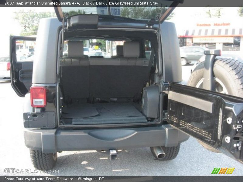 Black / Dark Slate Gray/Medium Slate Gray 2007 Jeep Wrangler Unlimited Sahara 4x4