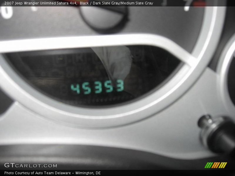 Black / Dark Slate Gray/Medium Slate Gray 2007 Jeep Wrangler Unlimited Sahara 4x4