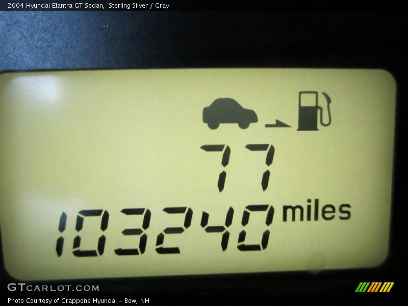 Sterling Silver / Gray 2004 Hyundai Elantra GT Sedan
