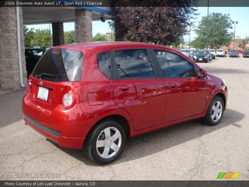 Sport Red / Charcoal 2009 Chevrolet Aveo Aveo5 LT