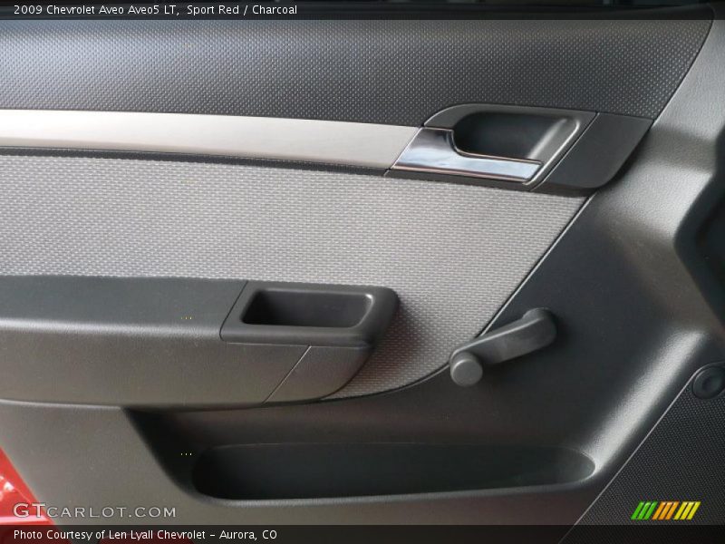 Sport Red / Charcoal 2009 Chevrolet Aveo Aveo5 LT