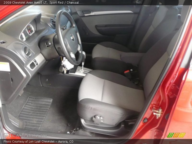 Sport Red / Charcoal 2009 Chevrolet Aveo Aveo5 LT