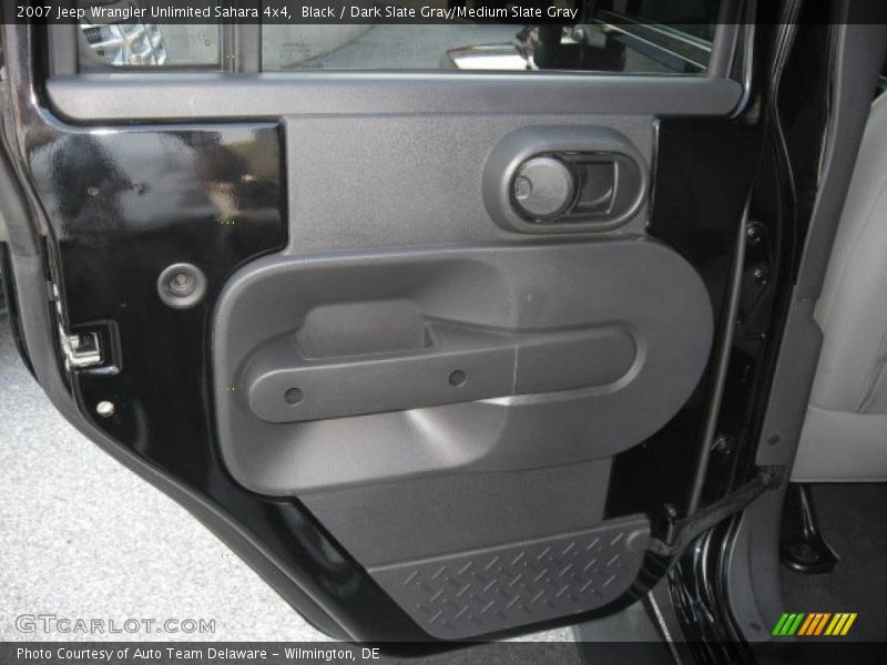 Black / Dark Slate Gray/Medium Slate Gray 2007 Jeep Wrangler Unlimited Sahara 4x4