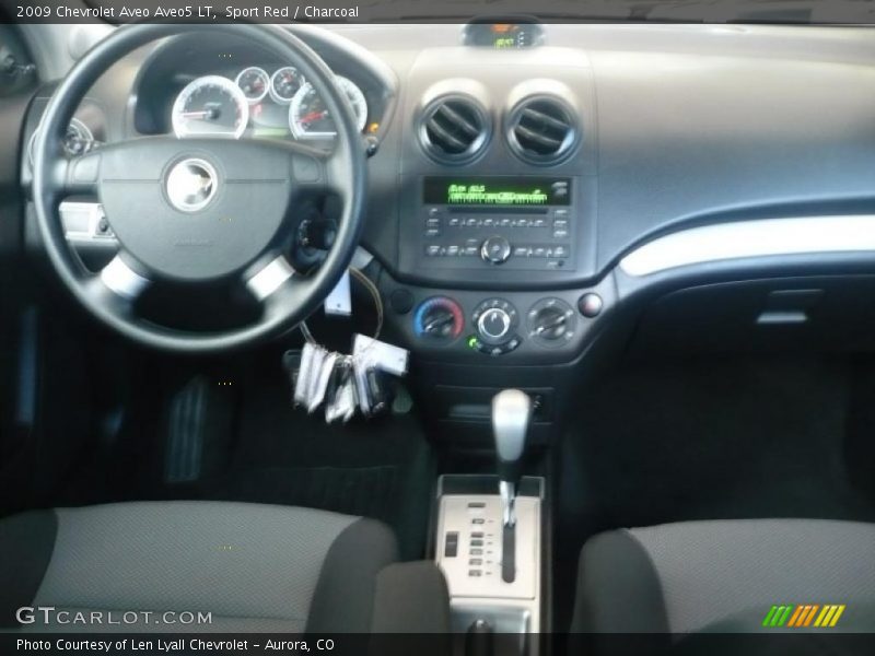 Sport Red / Charcoal 2009 Chevrolet Aveo Aveo5 LT