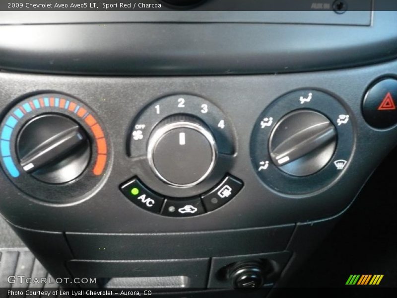Sport Red / Charcoal 2009 Chevrolet Aveo Aveo5 LT