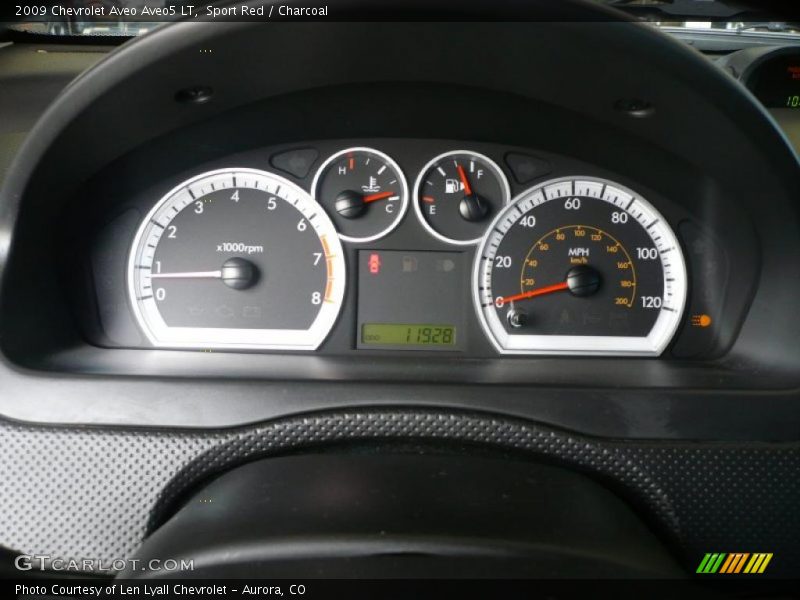 Sport Red / Charcoal 2009 Chevrolet Aveo Aveo5 LT