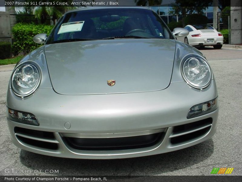 Arctic Silver Metallic / Black 2007 Porsche 911 Carrera S Coupe