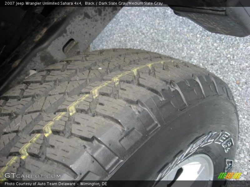 Black / Dark Slate Gray/Medium Slate Gray 2007 Jeep Wrangler Unlimited Sahara 4x4