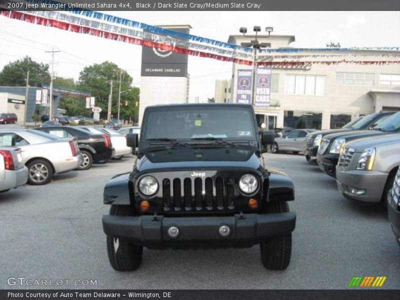 Black / Dark Slate Gray/Medium Slate Gray 2007 Jeep Wrangler Unlimited Sahara 4x4