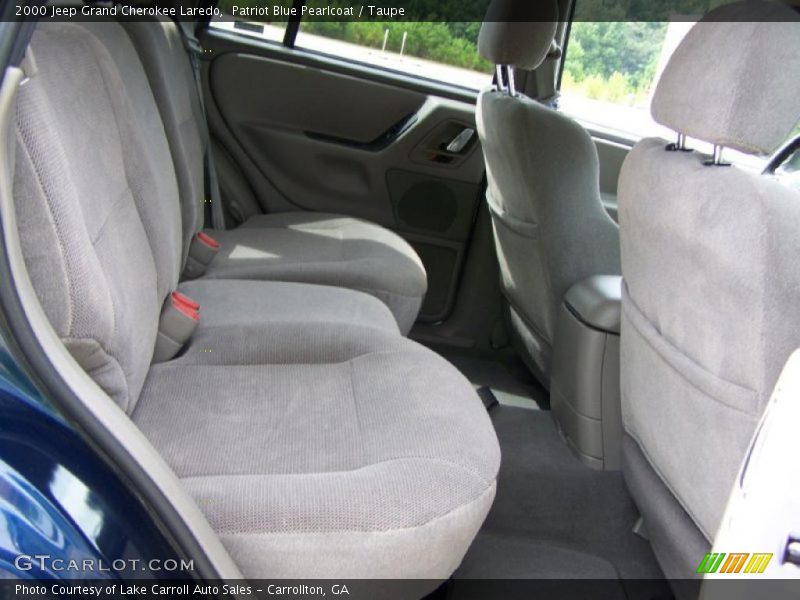 Patriot Blue Pearlcoat / Taupe 2000 Jeep Grand Cherokee Laredo