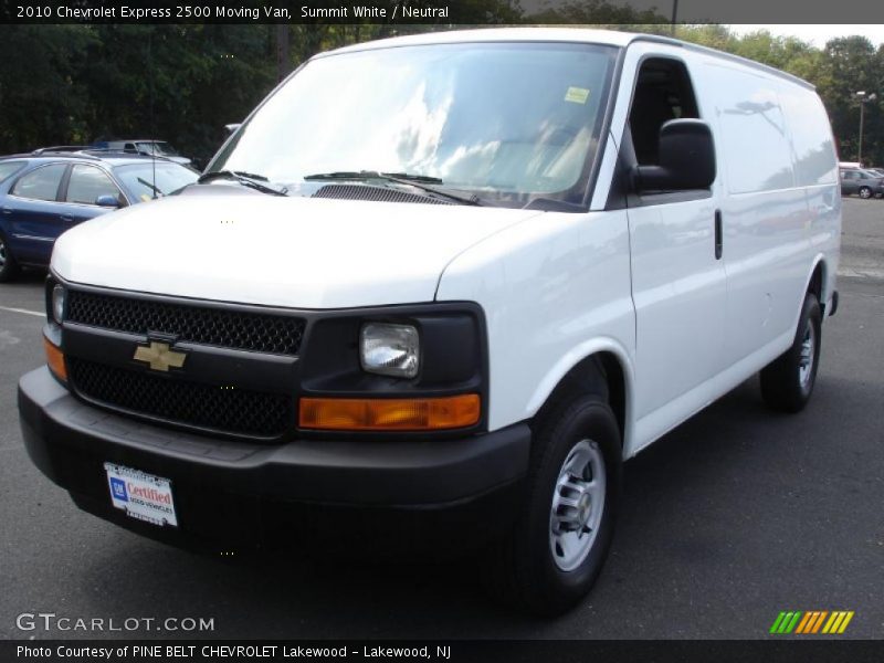 Summit White / Neutral 2010 Chevrolet Express 2500 Moving Van