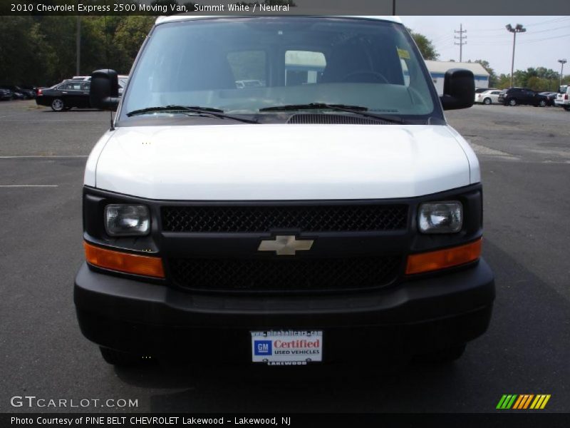 Summit White / Neutral 2010 Chevrolet Express 2500 Moving Van