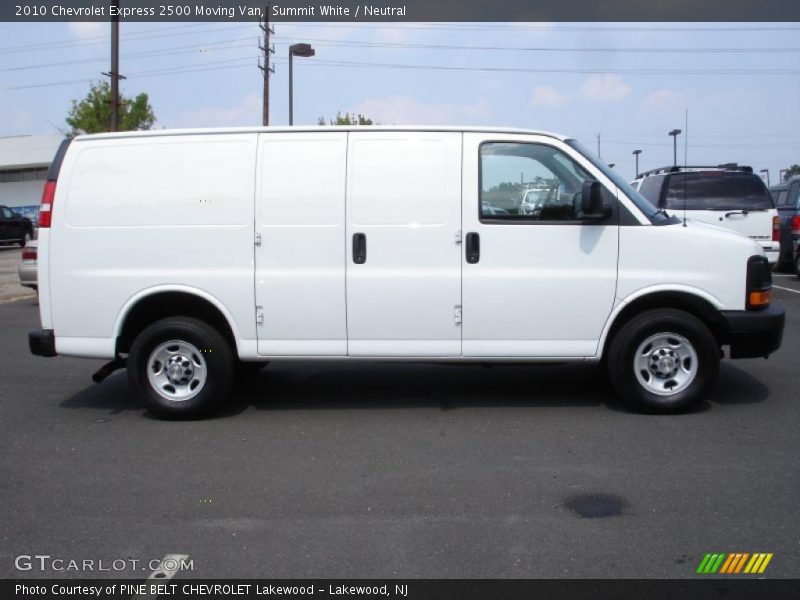 Summit White / Neutral 2010 Chevrolet Express 2500 Moving Van
