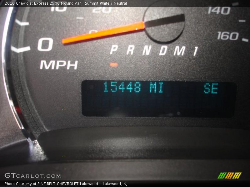 Summit White / Neutral 2010 Chevrolet Express 2500 Moving Van