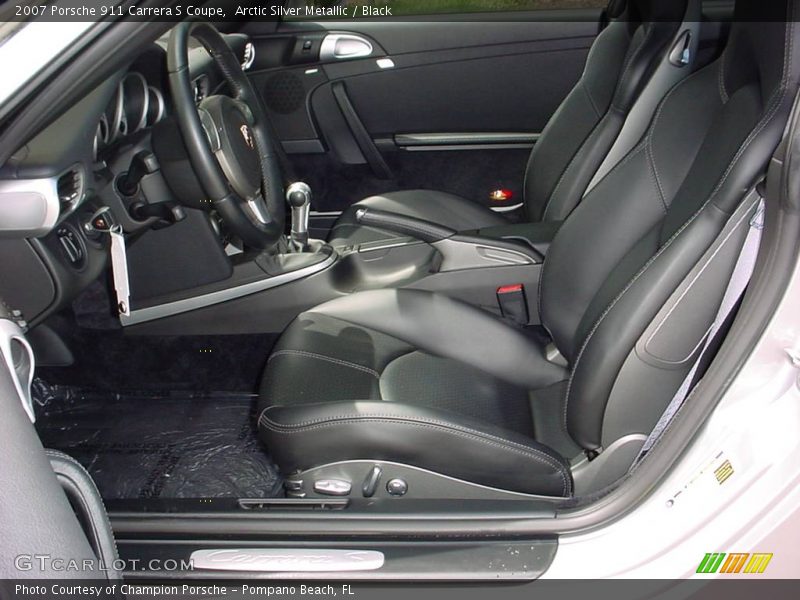 Arctic Silver Metallic / Black 2007 Porsche 911 Carrera S Coupe
