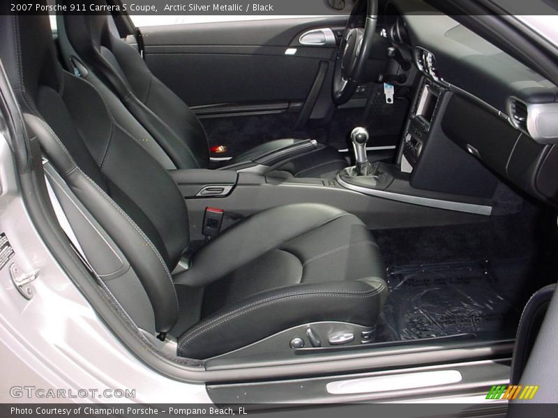 Arctic Silver Metallic / Black 2007 Porsche 911 Carrera S Coupe