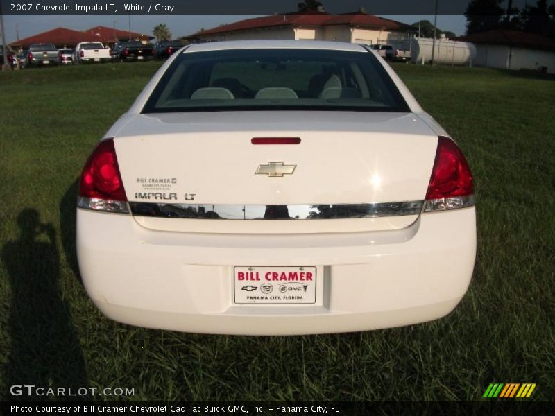 White / Gray 2007 Chevrolet Impala LT