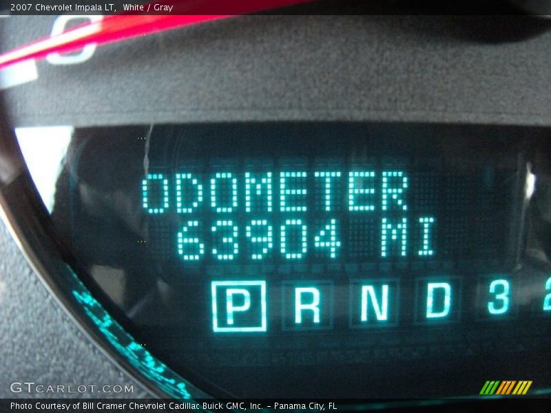 White / Gray 2007 Chevrolet Impala LT