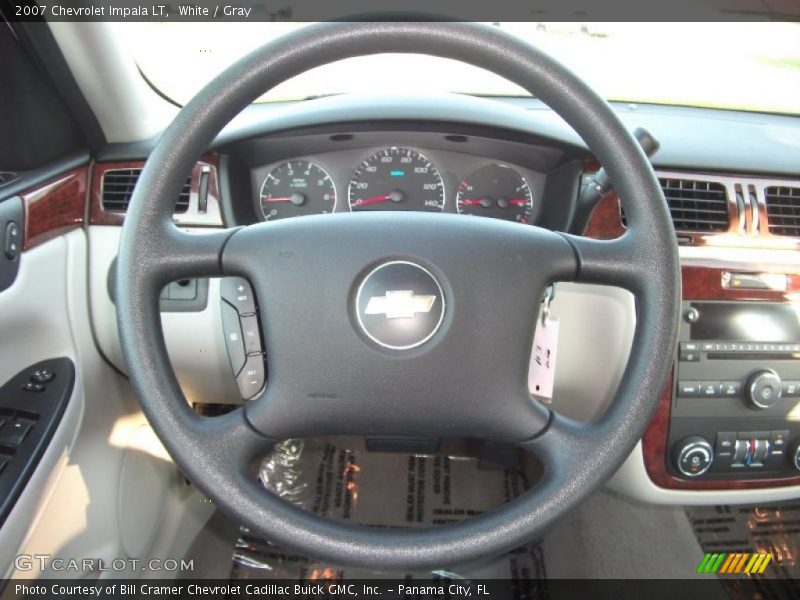 White / Gray 2007 Chevrolet Impala LT